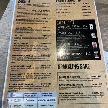 Shiro Kuma Sushi - Menu - Sushi Bars Near Me - San Rafael, California