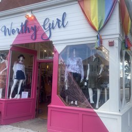 Exterior outside entrance of Worthy Girl - Beverly, Massachusetts Exterior outside entrance of Worthy Girl - Beverly, Massachusetts