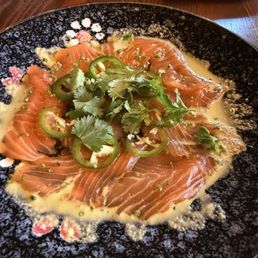 Salmon Jalapeño Carpaccio