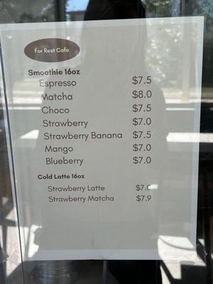 Menu photo 1 Cafe For Rest Burnaby, BC Menu photo 1 Cafe For Rest Burnaby, BC