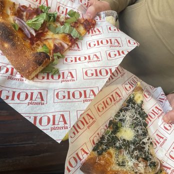 Gioia Pizzeria - GABAGOOL and JULIAN slice - Pizza Near Me - San Francisco, California