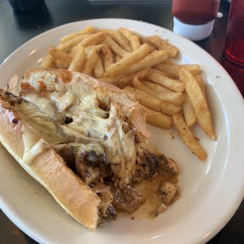Davila's Pizza - Half of the Chicken Philly, and half of the fries... - Pizza Near Me - Vero Beach, Florida Davila's Pizza - Half of the Chicken Philly, and half of the fries... - Pizza Near Me - Vero Beach, Florida