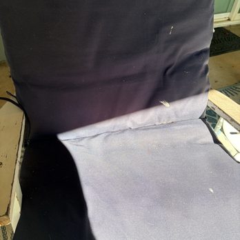 Lydia Mountain Lodge & Log Cabins - Bird poop stains on chair. - Hotels Near Me - Stanardsville, Virginia Lydia Mountain Lodge & Log Cabins - Bird poop stains on chair. - Hotels Near Me - Stanardsville, Virginia