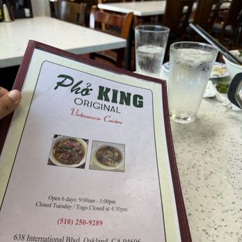 Pho King - Menu - Vietnamese Near Me - Oakland, California