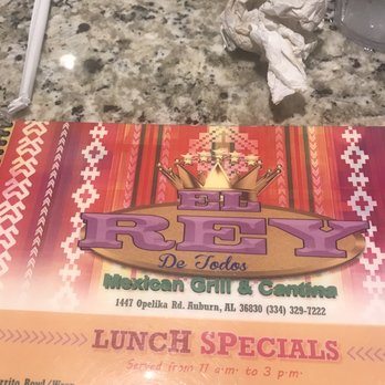 El Rey De Todos - Menu - Mexican Near Me - Auburn, Alabama El Rey De Todos - Menu - Mexican Near Me - Auburn, Alabama