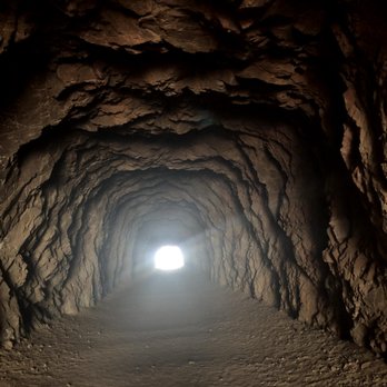 Tunnel Drive Trailhead - View from inside the long 3rd tunnel - Hiking Near Me - Cañon City, Colorado