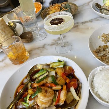 Sisters Thai - Sweet and Sour Shrimp w/ a Lemon Drop Martini and Old Fashion - flavorful, fresh, fast service. Very delicious. - Thai Near Me - Alexandria, Virginia Sisters Thai - Sweet and Sour Shrimp w/ a Lemon Drop Martini and Old Fashion - flavorful, fresh, fast service. Very delicious. - Thai Near Me - Alexandria, Virginia