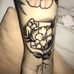 His rendition of a reference photo and he added to my shoulder piece seamlessly