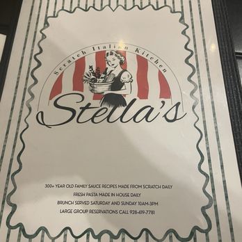 Cafe Stella - Menu - Italian Near Me - Flagstaff, Arizona