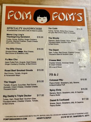 Pom Pom's Sandwiches by null