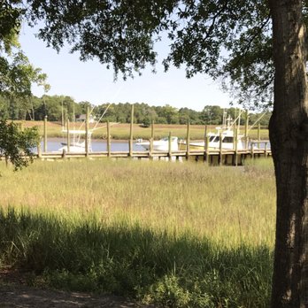 Dockside Seafood House - a dock in the distance - Seafood Near Me - Calabash, North Carolina Dockside Seafood House - a dock in the distance - Seafood Near Me - Calabash, North Carolina
