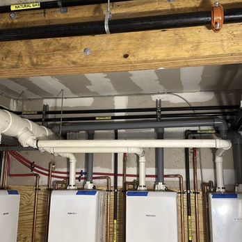 Klea General Contracting - row of water heaters - Plumbing Near Me Klea General Contracting - row of water heaters - Plumbing Near Me