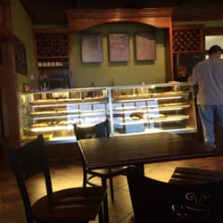 College Station Donuts - Donut case and menu boards