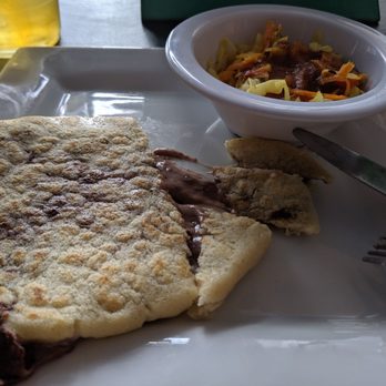 Maria's Cafe & Restaurant - Bean and cheese pupusa. - Latin American Near Me - Silver Spring, Maryland
