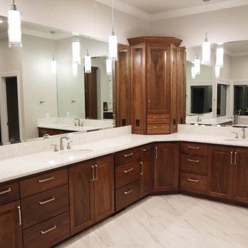 JL Fine Custom Cabinets - Primary bath vanity and counter cabinet. - Cabinetry Near Me - Orangevale, California