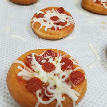 Donut Guys - Pizza donuts!!! Who doesn't love pizza donut!!! Love the new specialty donuts they make on Saturday - Donuts Near Me - Houston, Texas
