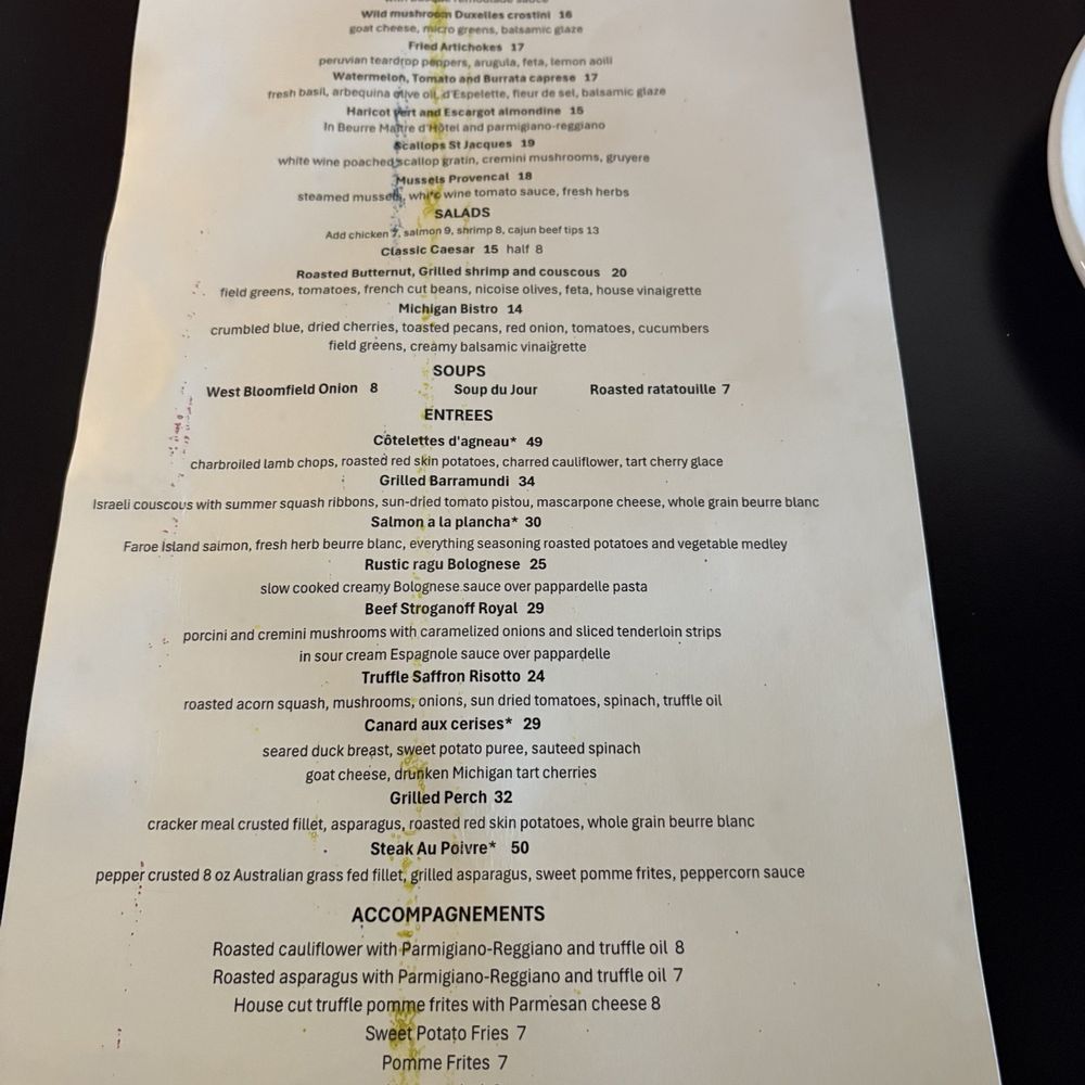 Bistro Le Bliss - French Near Me - West Bloomfield, Michigan