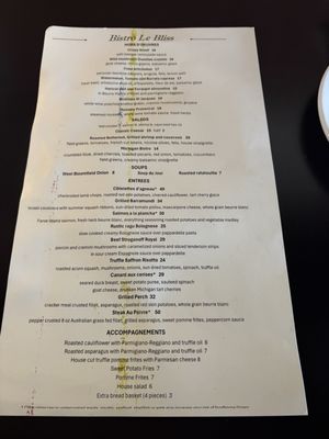 Menu photo 2 Bistro Le Bliss West Bloomfield, MI Menu photo 2 Bistro Le Bliss West Bloomfield, MI