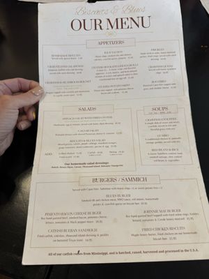 Menu photo 1 Biscuits & Blues Natchez, MS