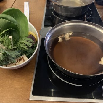 KOKUMI - Sukiyaki soup and vegetables (meat not photographed) - Hot Pot Near Me - Arcadia, California KOKUMI - Sukiyaki soup and vegetables (meat not photographed) - Hot Pot Near Me - Arcadia, California