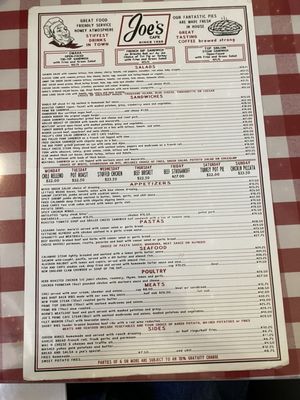 Menu photo 1 Joe's Cafe Santa Barbara, CA