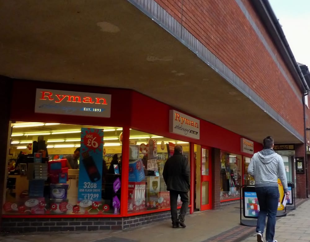 RYMAN STATIONERY Office Equipment Victoria Centre, Crewe, Cheshire