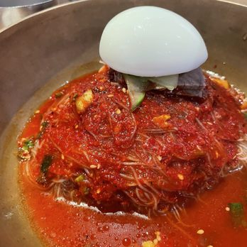 Naju Myeonok - Spicy cold noodle - Korean Near Me - Carrollton, Texas Naju Myeonok - Spicy cold noodle - Korean Near Me - Carrollton, Texas