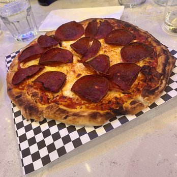 Pizzeria Ludica - Brick oven fired Pepperoni Pizza 12" - Pizza Near Me - Vancouver, British Columbia