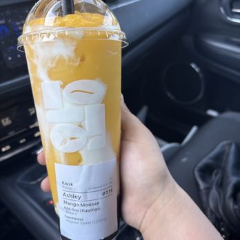 DOL Coffee House - Mango MOUSSE w/Brown Sugar Boba - Coffee & Tea Near Me - Gardena, California DOL Coffee House - Mango MOUSSE w/Brown Sugar Boba - Coffee & Tea Near Me - Gardena, California