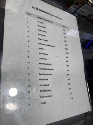 Menu photo 2 Bolt Scooters Houston, TX