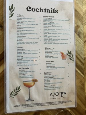 Menu photo 1 Azotea Livermore, CA