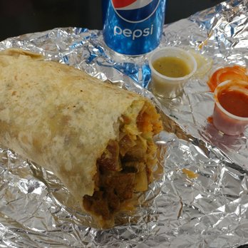 Javi's Tacos - Alpastor Burrito w/ cheese. #BombDotCom - Food Trucks Near Me - Highland Park, California