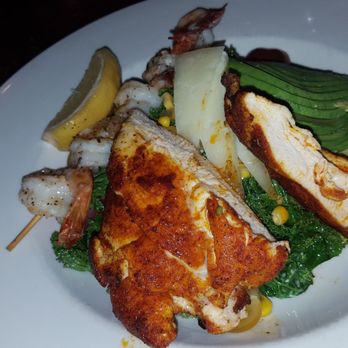 Havana - Kale and chicken salad add shrimp skewer - Latin American Near Me - Vancouver, British Columbia Havana - Kale and chicken salad add shrimp skewer - Latin American Near Me - Vancouver, British Columbia