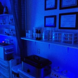 Miles Berdache: Skin & Body Studio - Bluelight Therapy during Treatment