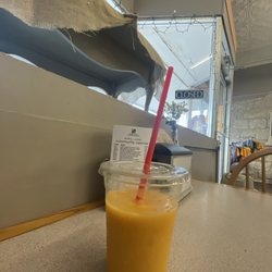 The Hideout Coffeehouse - Fresh mango smoothie!