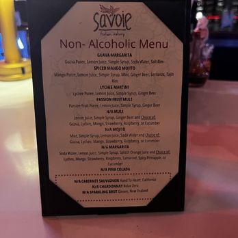 Savoie Italian Eatery - Bar menu - Italian Near Me - Chula Vista, California Savoie Italian Eatery - Bar menu - Italian Near Me - Chula Vista, California