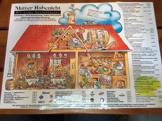 Menu photo 7 Gaststätte Mutter Habenicht Braunschweig, NI Menu photo 7 Gaststätte Mutter Habenicht Braunschweig, NI