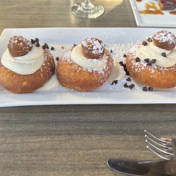 Hash Kitchen - Cannoli donuts- amazing!!! Must eat while they're warm. - Breakfast & Brunch Near Me - Scottsdale, Arizona Hash Kitchen - Cannoli donuts- amazing!!! Must eat while they're warm. - Breakfast & Brunch Near Me - Scottsdale, Arizona