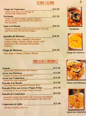 Menu photo 5 Machupicchu Restaurant Providence, RI