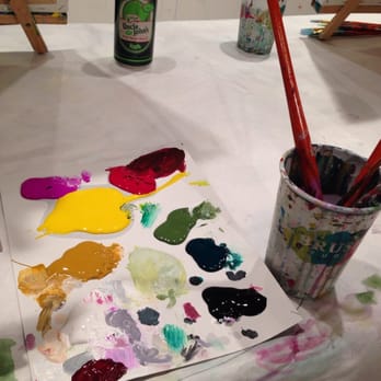 Brush Studio - The aftermath. - Paint & Sip Near Me - Grand Rapids, Michigan