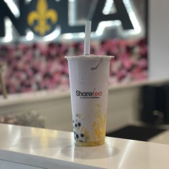 Sharetea - Taro Slush with boba and jelly - Bubble Tea Near Me - Metairie, Louisiana Sharetea - Taro Slush with boba and jelly - Bubble Tea Near Me - Metairie, Louisiana