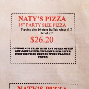 Naty's Pizza 2 - Pizza coupons - Pizza Near Me - Chicago, Illinois