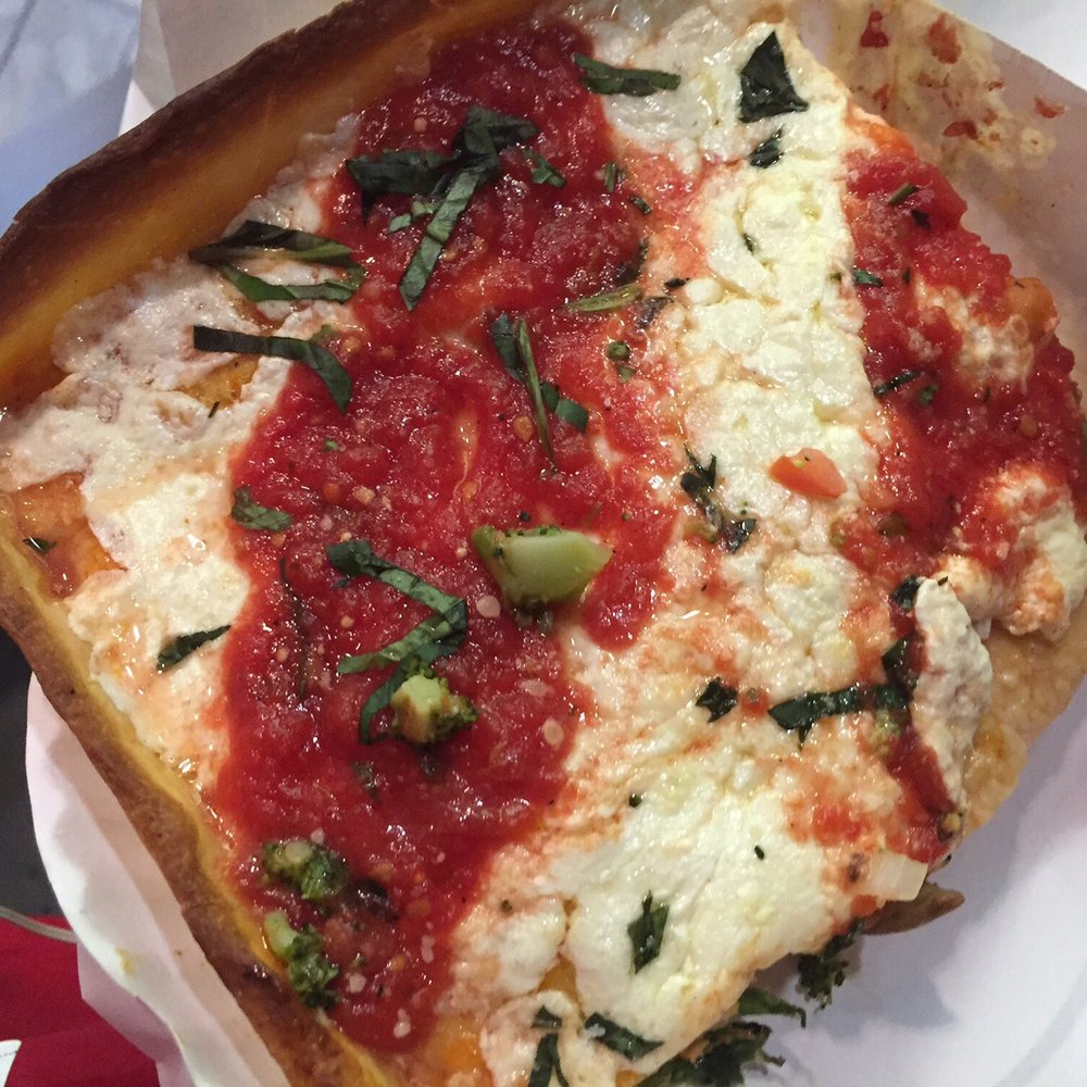 Not Ray's Pizza - Grandma slice - Pizza Near Me - Brooklyn, New York