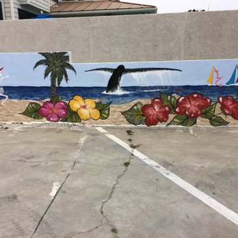 Olamendi's - Festive parking lot murals. - Mexican Near Me - Dana Point, California