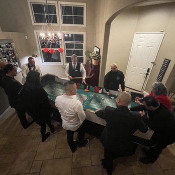 Absolute Casino - They were able to figure out where to fit their craps table - Party Equipment Rentals Near Me
