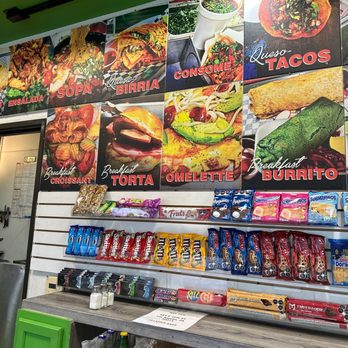 Tee's Cafe - Partially of the menu - Tacos Near Me - Los Angeles, California