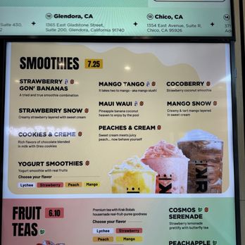 Krak Boba - Menu - Bubble Tea Near Me - Oceanside, California Krak Boba - Menu - Bubble Tea Near Me - Oceanside, California