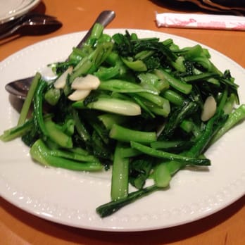 Taipei 101 - Chinese greens with chopped garlic - Taiwanese Near Me - Cary, North Carolina