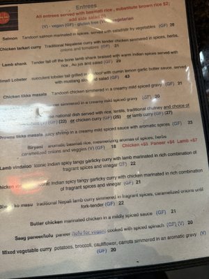 Menu photo 1 Himali Bistro Burlingame, CA Menu photo 1 Himali Bistro Burlingame, CA