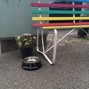 Middle Child - Water bowls for the pups (Middle Puppy). - Cafes Near Me - Ascot Vale, VIC